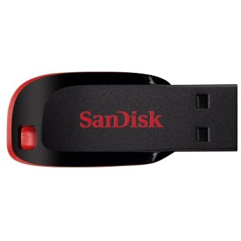 USB Flash Drive STICK 64GB USB 2.0 SanDisk Cruzer Blade - e zezë dhe kuqe - Figura 3