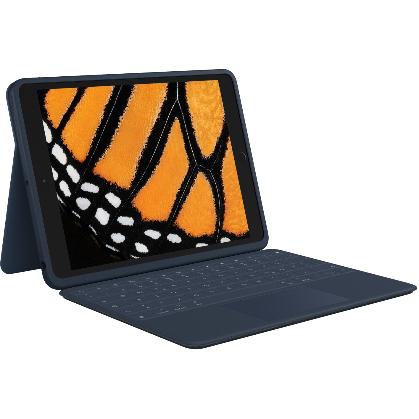 Aksesorë për tablet Logitech Rugged Combo 3 Touch Keyboard Case for Apple iPad – Blu  (DE QWERTZ (EMEA))