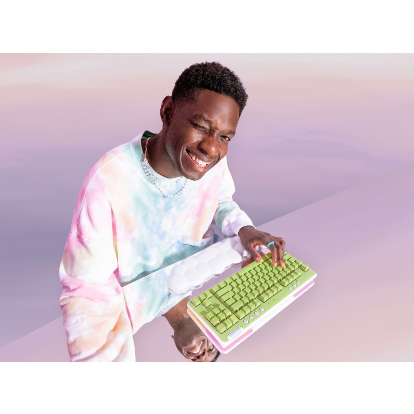 Tastierë Gaming Logitech G715 TKL Wireless / QWERTZ - Bardhë - Figura 3