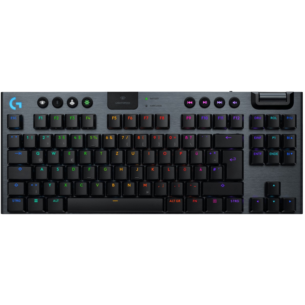 Tastierë Pa kabllo Logitech G915 TKL LIGHTSPEED Wireless RGB Gaming Keyboard / US QWERTY Layout - Zezë
