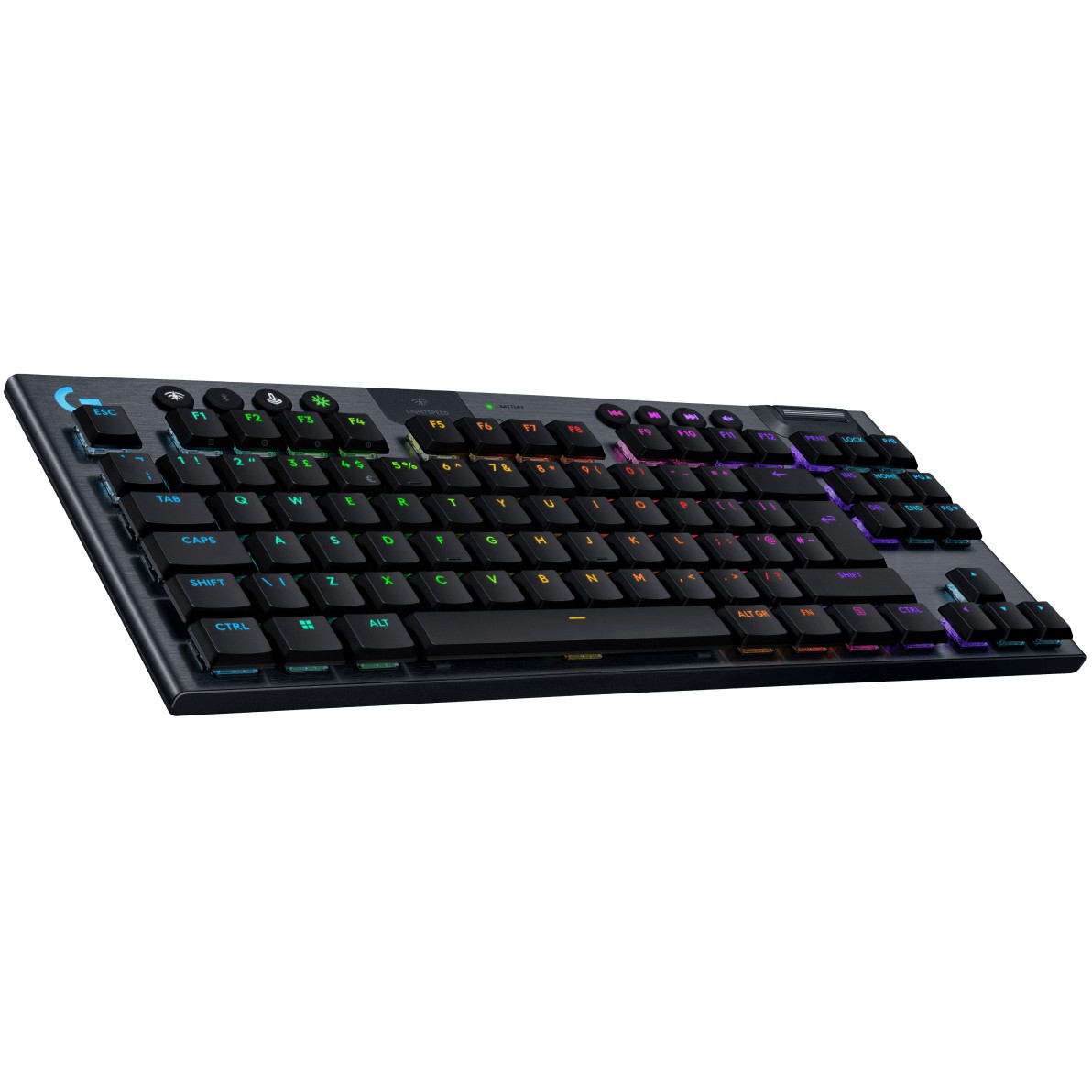 Tastierë Pa kabllo Logitech G915 TKL LIGHTSPEED Wireless RGB Gaming Keyboard / US QWERTY Layout - Zezë - Figura 3