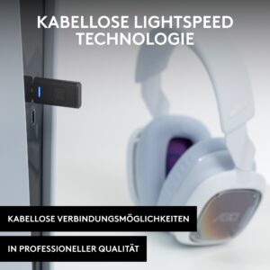 Kufje Gaming Logitech A30 EMEA Wireless – Bardhë 8