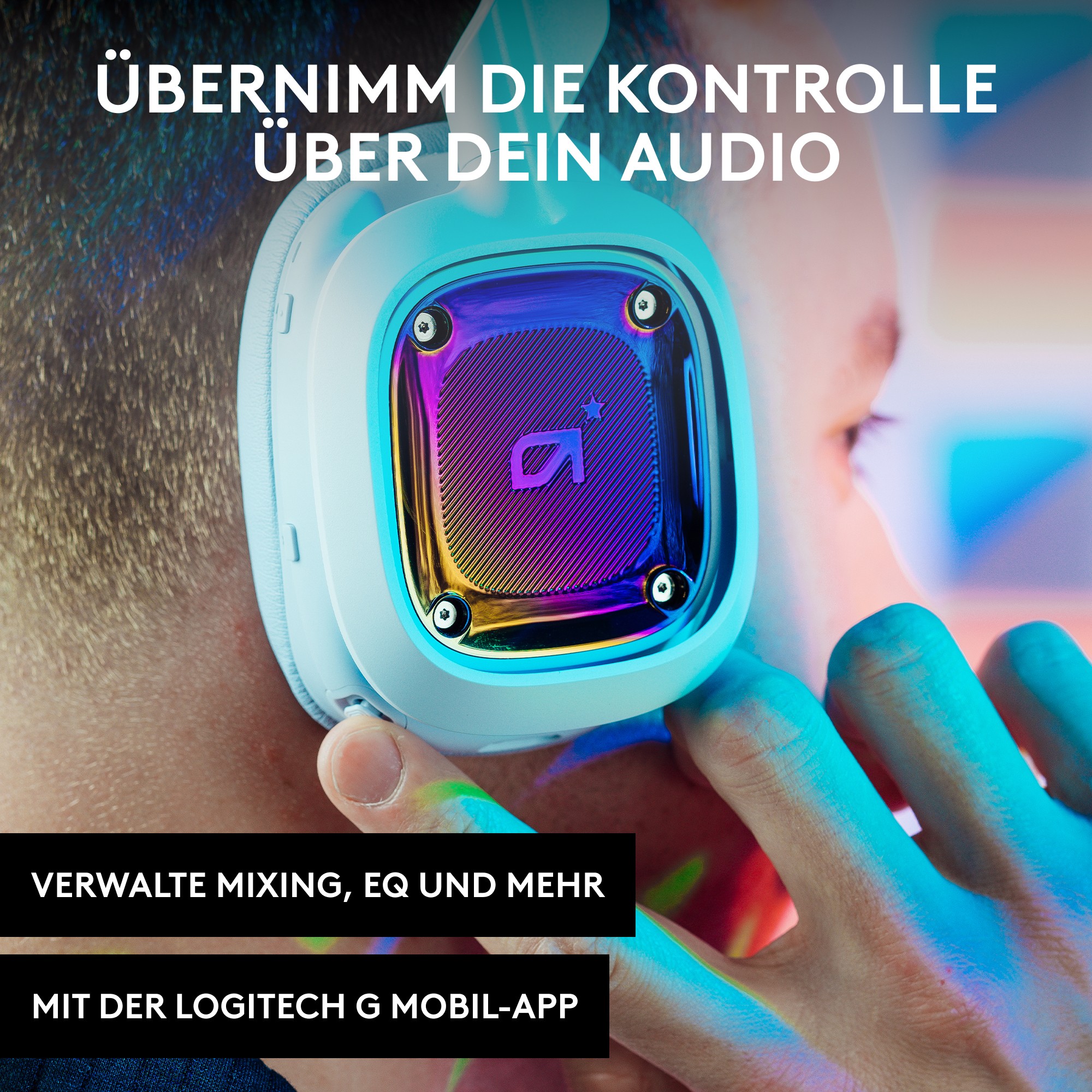 Kufje Gaming Logitech A30 EMEA – Bardhë - Figura 5