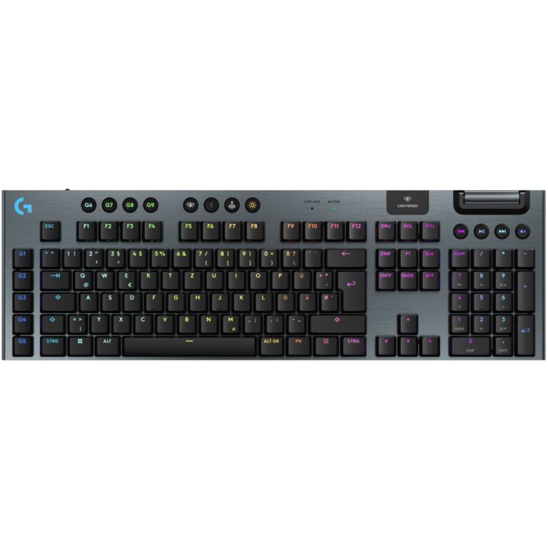 Tastierë Pa kabllo Logitech G915 TKL LIGHTSPEED Wireless RGB Gaming Keyboard / DE QWERTZ Layout - Zezë