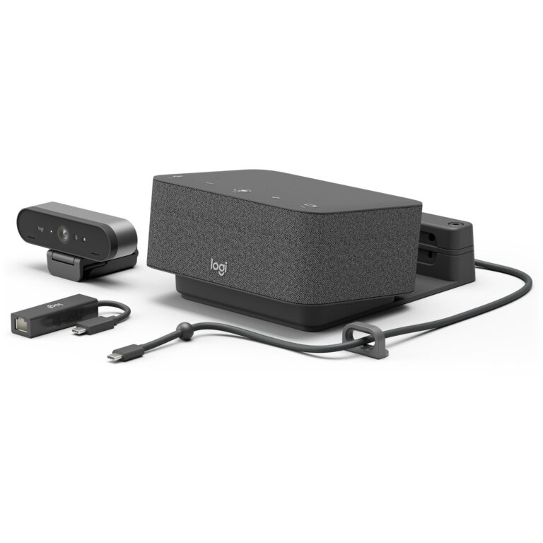 Sisteme për Konferencë Video Conferencing Kit Logitech Dock Focus Room Teams / WW-9004 – Zezë