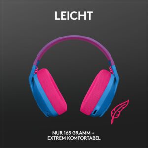 Kufje Gaming LOGITECH Lightspeed G435 / Bluetooth / Discord Certified / Blu - Pink
