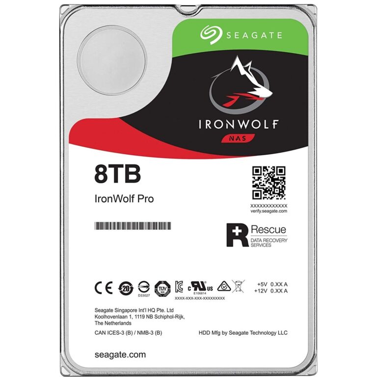 HDD e Brendshme SEAGATE Ironwolf 8000 8TB 7200rpm SATA III 8.89cm 3.5" NAS SinglePack