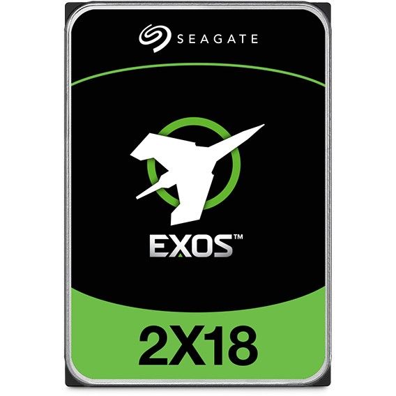 HDD të Brendshme SEAGATE EXOS 2X18 SAS 18TB Helium 7200rpm 12Gb/s 256MB cache 8.89cm 3.5Zoll