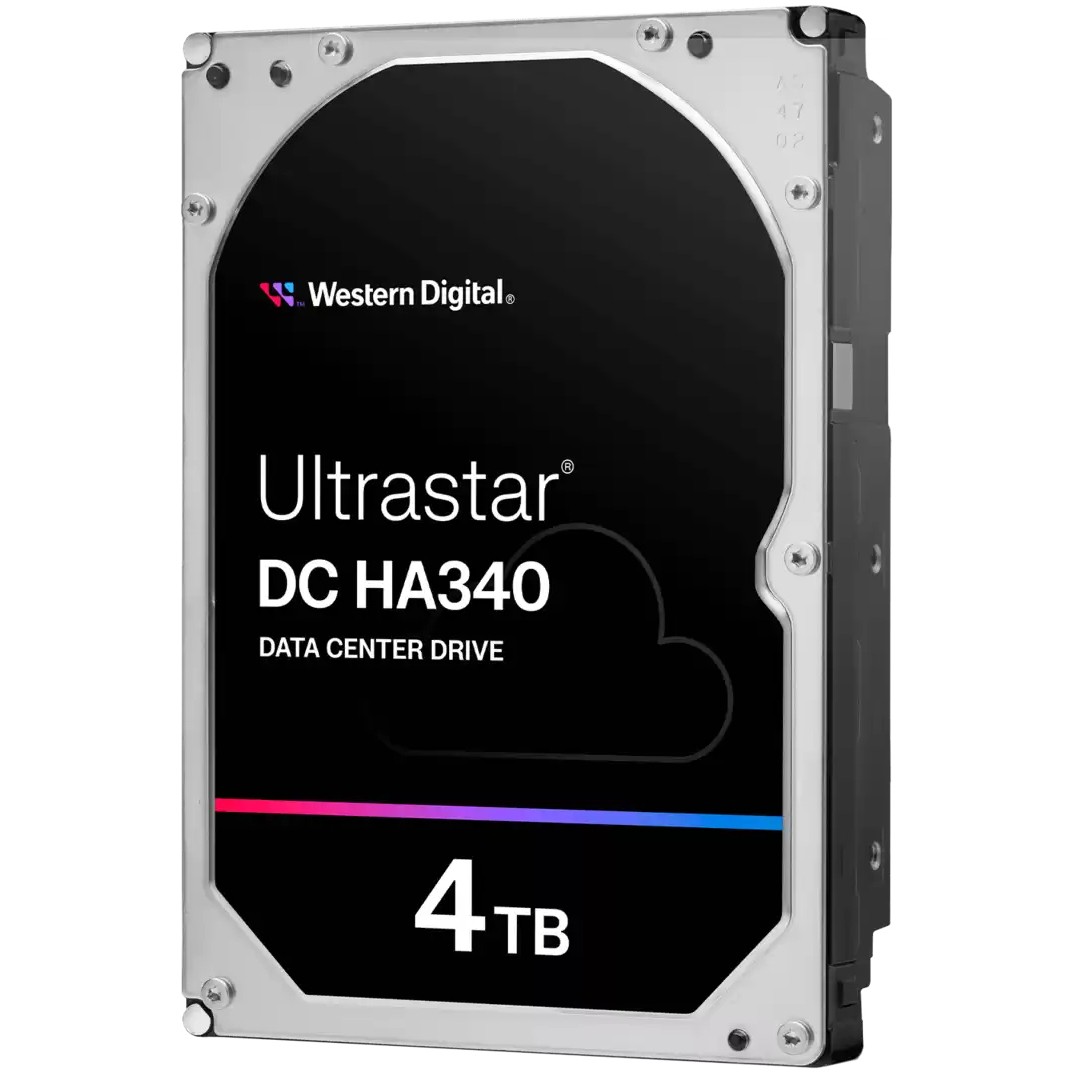 HDD e brendshme WESTERN DIGITAL Ultrastar DC HA340 8.89cm 3.5Zoll 26.1MM 4TB 256MB 7200RPM SATA