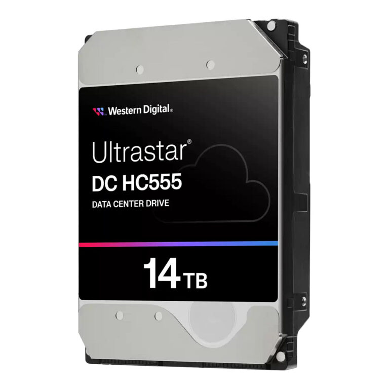 HDD të Brendshme Western Digital Ultrastar DC HC555 / 14TB / 3.5″/ 7200 RPM / 512MB / SAS / 512e / SE P3 DC
