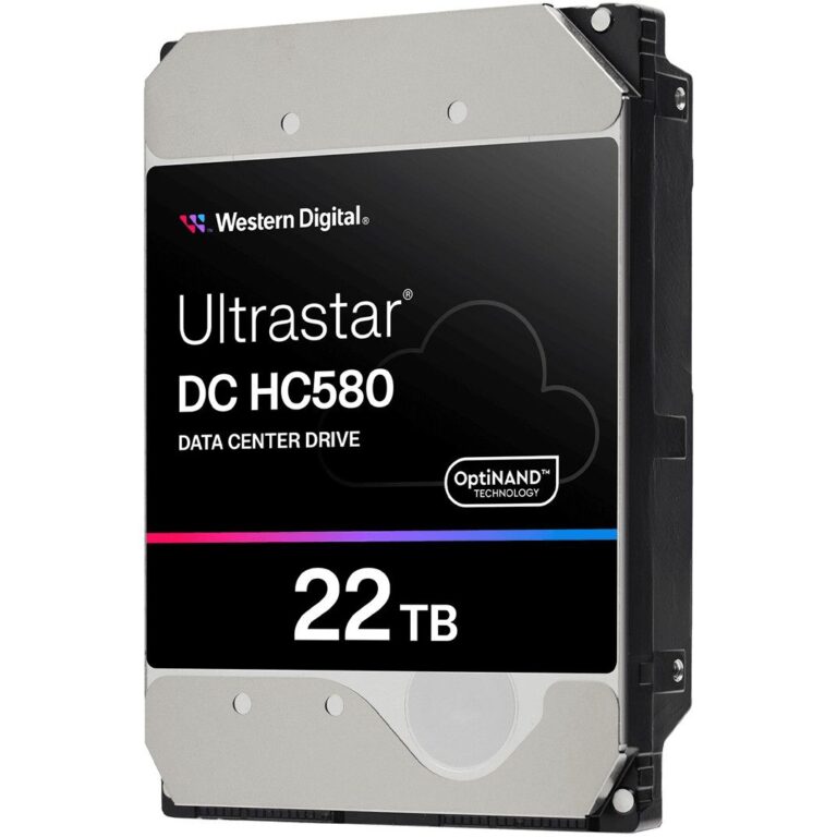 HDD WD Ultrastar DC HC580 22TB 3.5″ SATA 6Gb/s 7200RPM 512MB Cache 512e