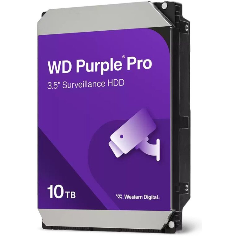 HDD e brendshme WD Purple Pro 10TB / 3.5" (8.89cm) / SATA 6Gb/s / 7200rpm / 256MB Cache / 24x7 / Bulk