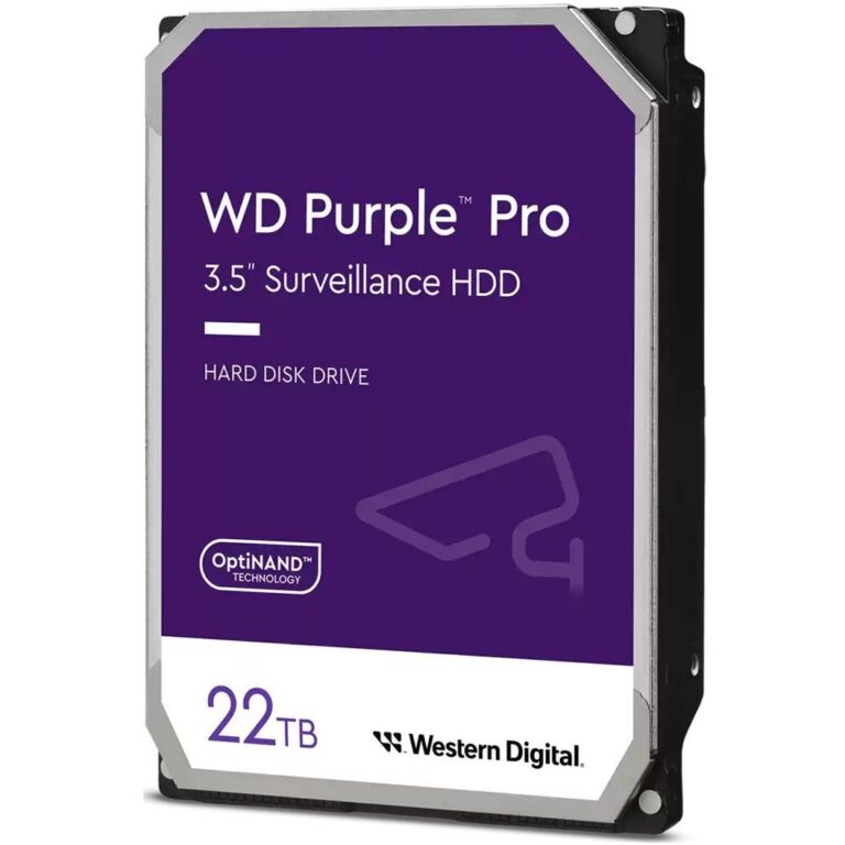 HDD WD Purple Pro 22TB SATA 6Gb/s 7200Rpm 512MB Cache