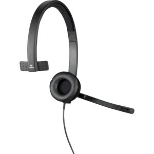 Kufje me Kabllo Logitech H570e / USB / Mono – Zezë 8