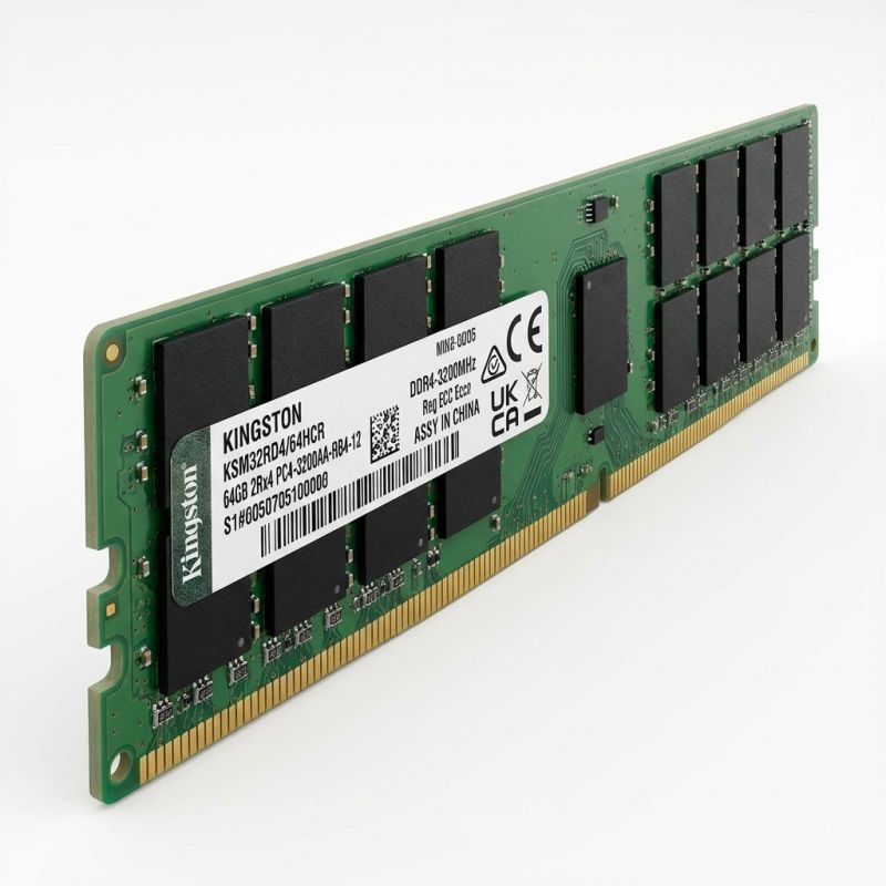 RAM Memorie DDR4 / Kingston / 3200MT/s / 64GB / DIMM / ECC Registered