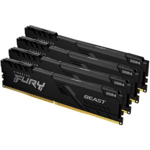RAM Memorie DDR4 / Kingston FURY Beast Black / 3200MT/s / 64GB / CL16 / DIMM / Kit of 4