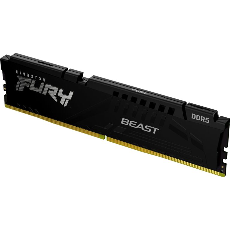 RAM Memorie DDR5 Kingston FURY Beast 16GB DDR5-5600 CL40 DIMM – Black Heatspreader