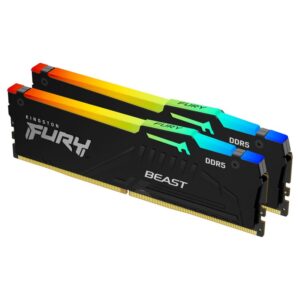 RAM Memorie DDR5 KINGSTON 16GB 6000MT/s CL36 DIMM Kit (2 x 8GB )of 2 FURY Beast RGB EXPO