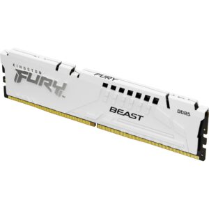 RAM Memorie Kingston FURY Beast 64GB (2×32GB) DDR5 5200MHz CL40 Dual‑Channel Kit – e bardhë