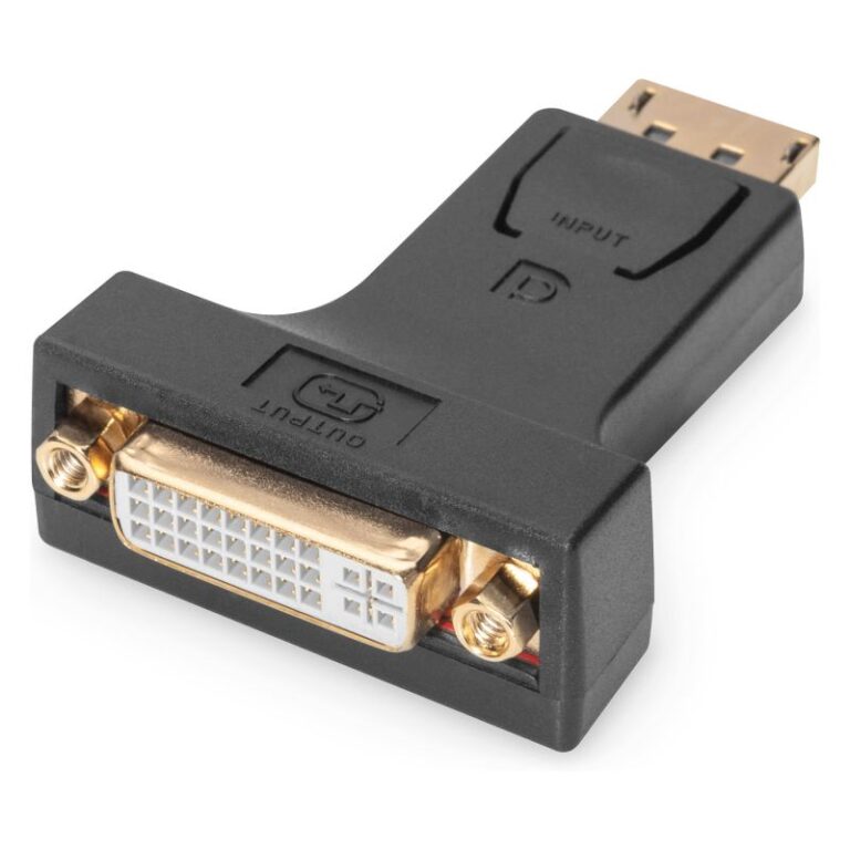 Adapter DIGITUS DisplayPort → DVI-I (ST-BU) / Polybag – Zezë