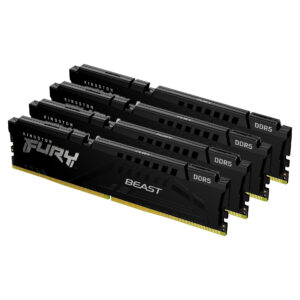 RAM Memorie DDR5 Kingston DIMM PC5200 / 64GB / 4×16GB / Quad‑Kit / FURY Beast CL40