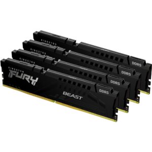 RAM Memorie Kingston FURY Beast DDR5-6000 CL40 / 64GB (4x16GB) / DIMM / Quad-Kit / Intel XMP – Zezë