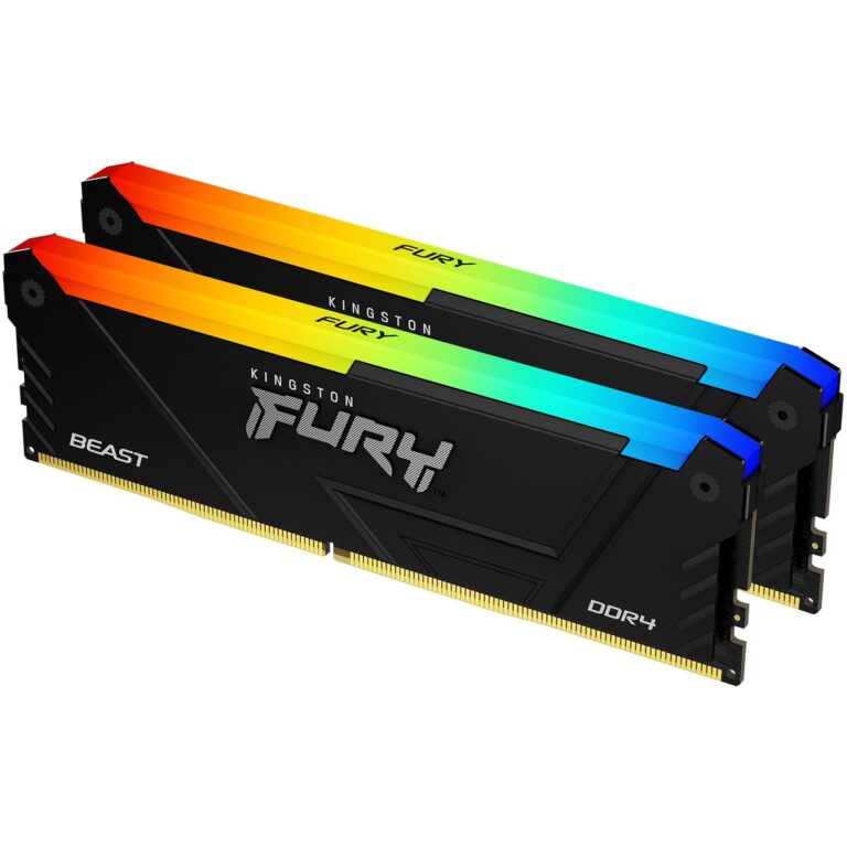 RAM Memorie KINGSTON DDR4-3600 CL18 / 32GB (2x16GB) / DIMM / FURY Beast / RGB - Zezë