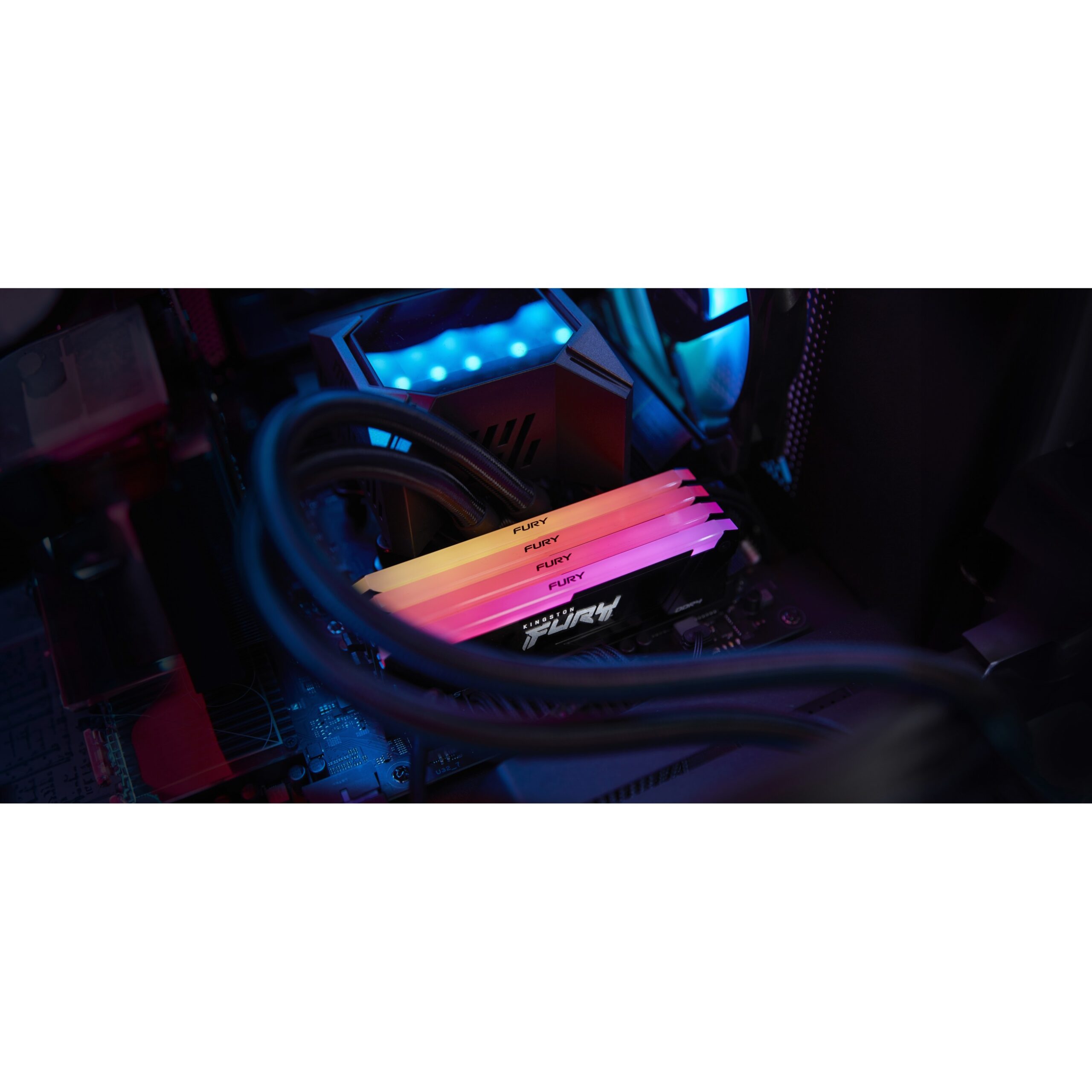 RAM Memorie KINGSTON DDR4-3600 CL18 / 32GB (2x16GB) / DIMM / FURY Beast / RGB - Zezë - Figura 4
