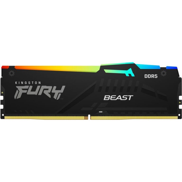RAM Memorie DDR5 KINGSTON 16GB 6000MT/s DDR5 CL36 DIMM FURY Beast RGB EXPO