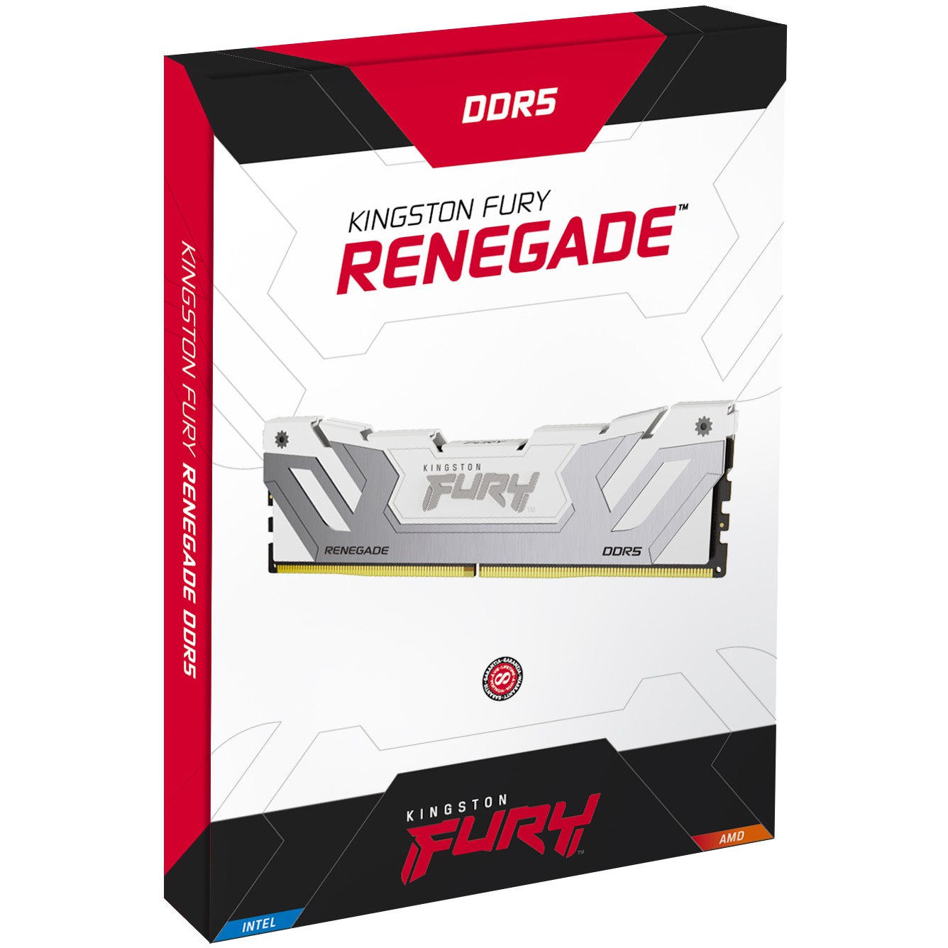 DDR5 RAM Kingston FURY Renegade 48GB (2x24GB) 8400MT/s CL40 CUDIMM Kit / INTEL XMP - Bardhë - Figura 5