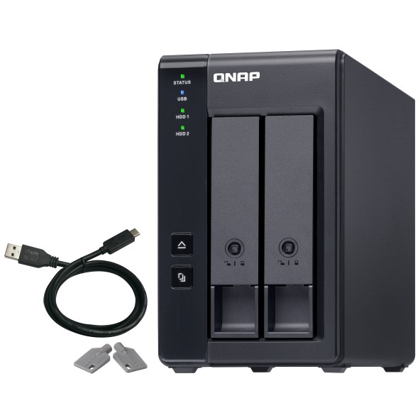 Mbajtëse për SSD QNAP TR-002 2-Bay USB Type-C Direct Attached Storage with Hardware RAID
