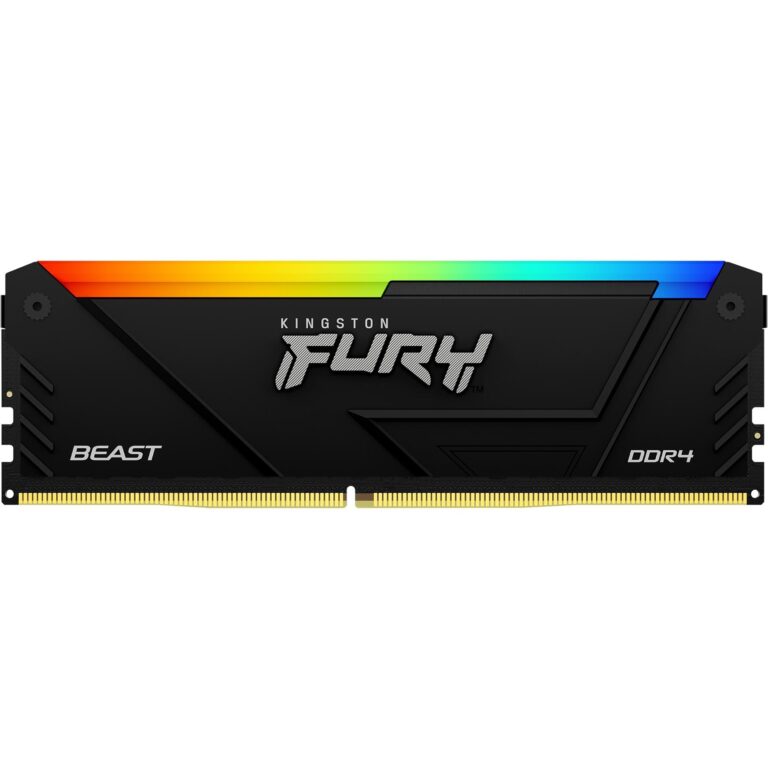RAM Memorie DDR4 Kingston FURY Beast RGB / 16GB / 3200MHz / CL16 / DIMM
