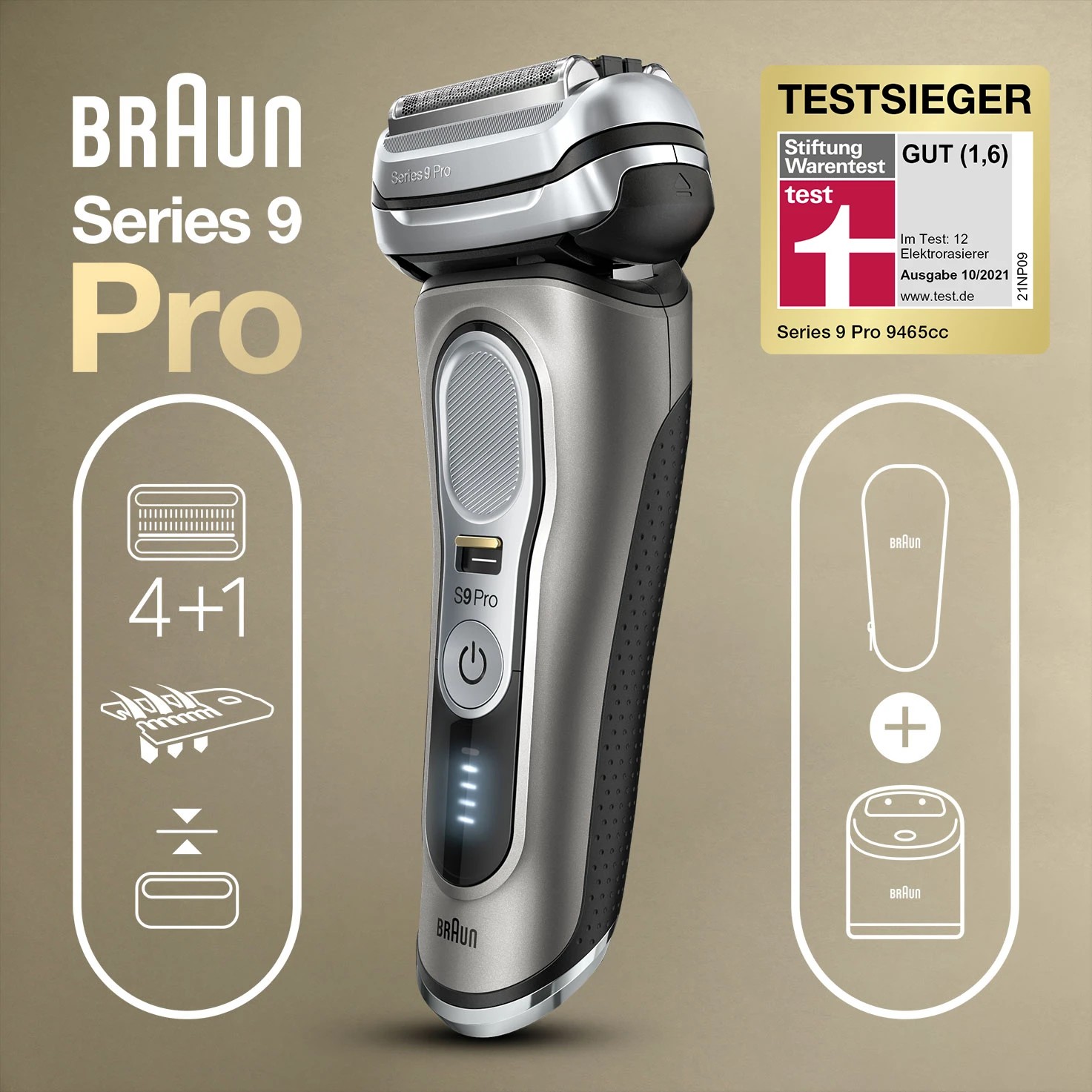 Makinë e rrojës Braun Series 9 9485cc – Argjendi - Figura 2