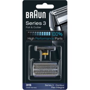 Aksesorë për Makinen e rrojës Braun Kombipack 31S / Replacement Foil & Cutter - Argjendi