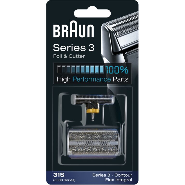 Aksesorë për Makinen e rrojës Braun Kombipack 31S / Replacement Foil & Cutter - Argjendi