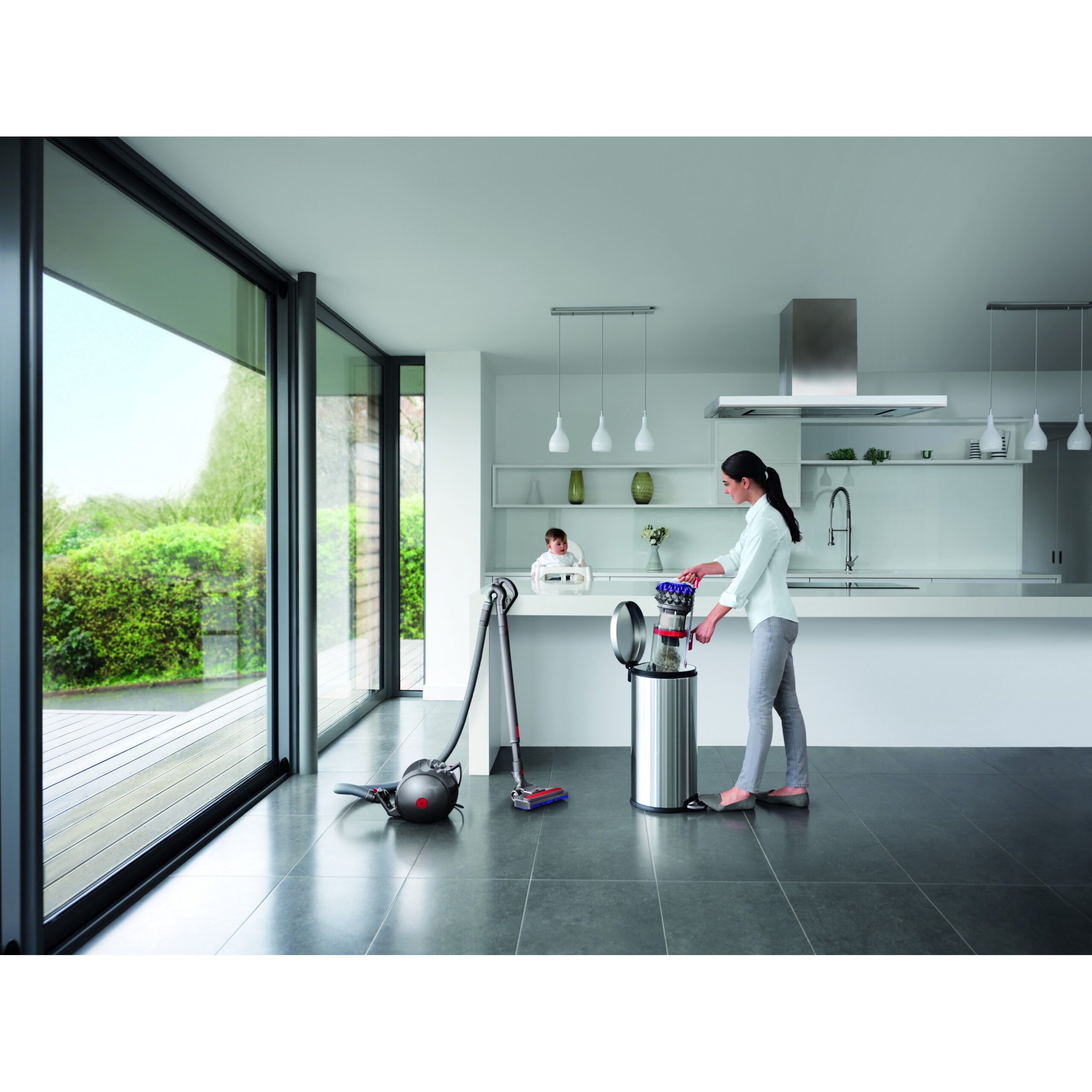 Fshesë robotike Dyson / Big Ball Parquet 2 / Bagless Cylinder Vacuum Cleaner / Argjend-Vjollcë - Figura 4