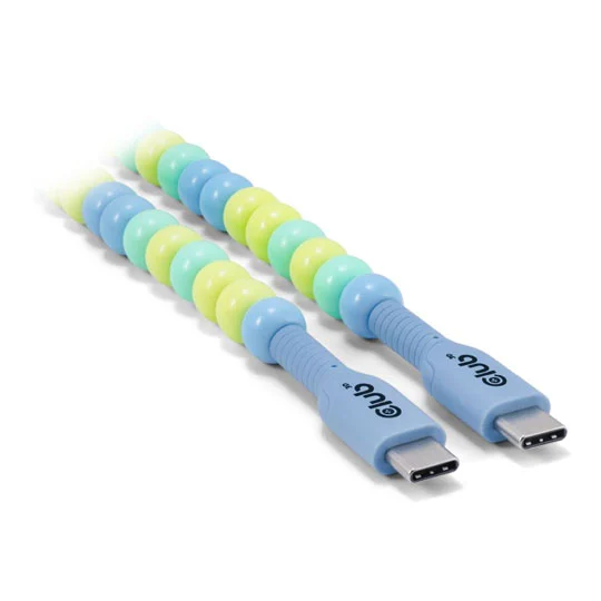 Club3D Lifestyle Kabllo USB‑C / PD 60W / 480 Mbps / 2.0m - Blu