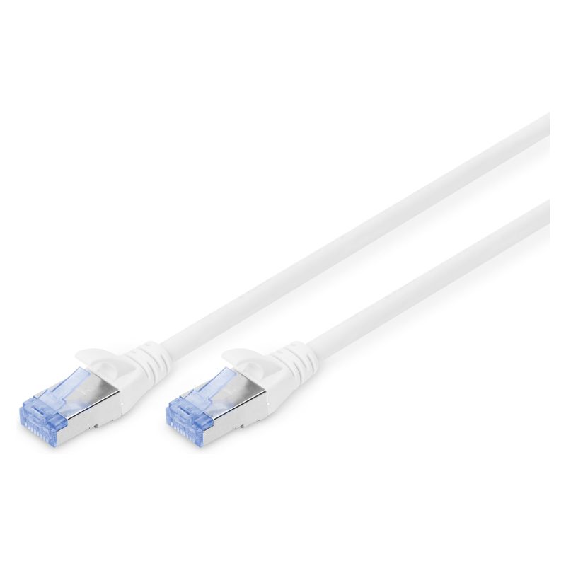 Kabllo për Rrjet DIGITUS RJ45 SF/UTP Cat5e / 2.00m / Polybag – Bardhë