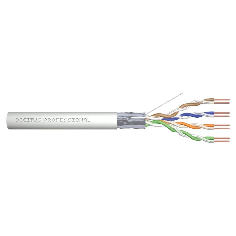 Kabllo për Rrjet DIGITUS Installation Cable Cat5e F/UTP Twisted Pair / 305m – Gri