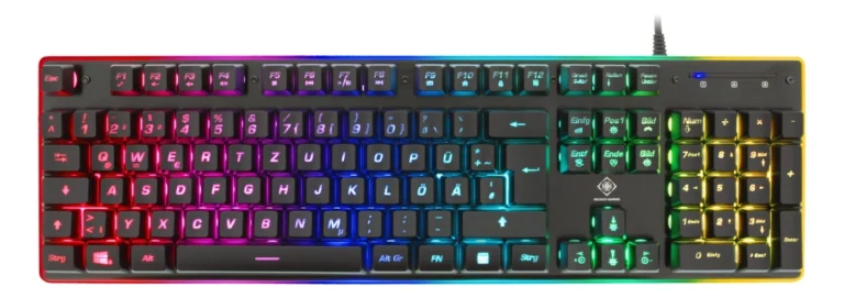 Tastierë Gaming  Deltaco Gaming DK220 USB Keyboard / RGB Backlight – Zezë