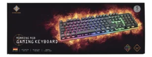 Tastierë Gaming Deltaco Gaming DK220 RGB Wired / QWERTZ– Zezë 8