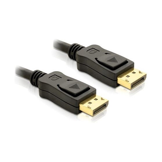 Kabllo DisplayPort DeLOCK 1.2 (ST-ST) / 5m / 4K – Zezë