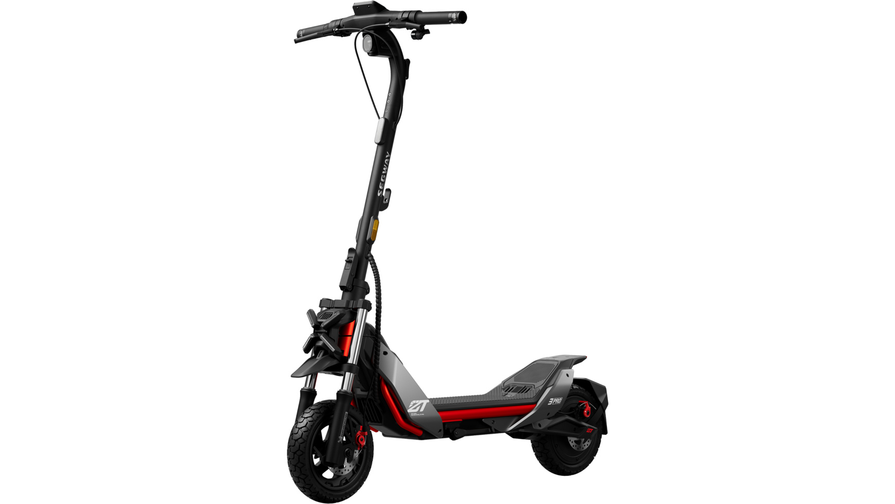 Trotinet Elektrik Segway Ninebot ZT3 Pro E - Zezë/Kuqe - Figura 2