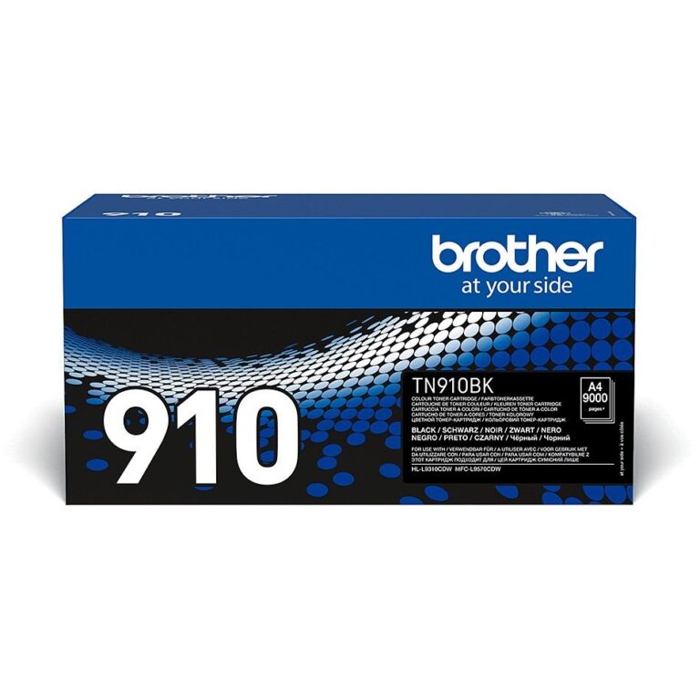 Toner Brother TN-910BK  deri në 9.000 faqe sipas ISO/IEC 19798 - Zezë