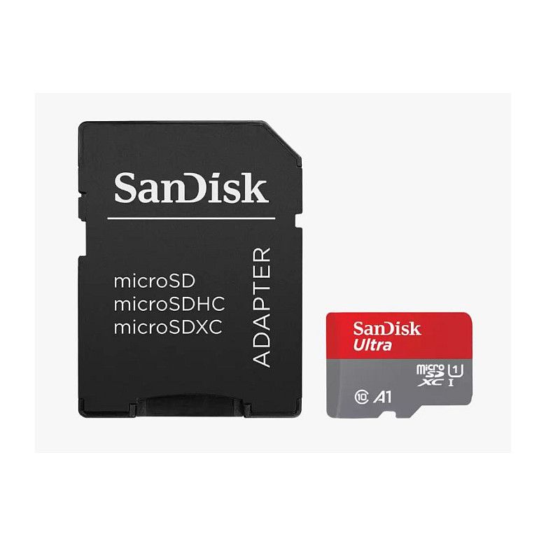 Kartë Memorie SD 64GB Sandisk Ultra microsdxc 140MB/s +Adapter - Figura 2