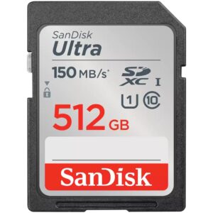 Kartë Memorie SD CARD 512GB SanDisk SDXC-Card Ultra