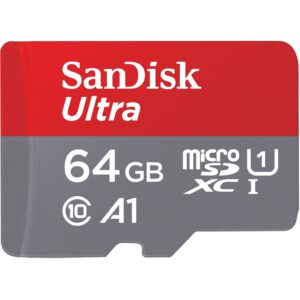 Kartë Memorie SD CARD 64GB SanDisk Ultra microSDXC 140MB/s + Adapter