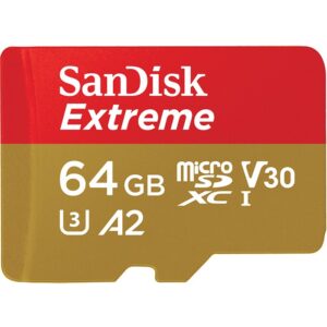 Kartë Memorie SD CARD 64GB SanDisk Extreme microSDXC 170MB/s + Adapter