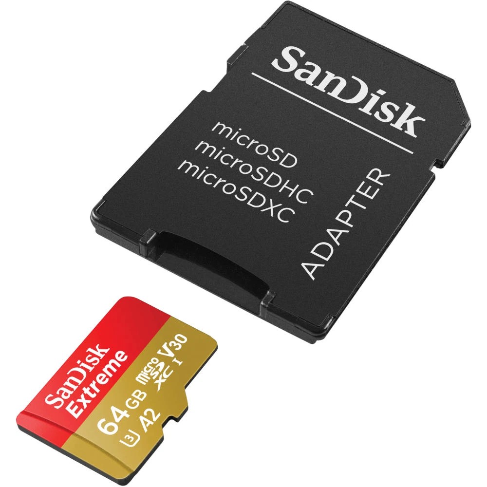 Kartë Memorie SD CARD 64GB SanDisk Extreme microSDXC 170MB/s + Adapter - Figura 2