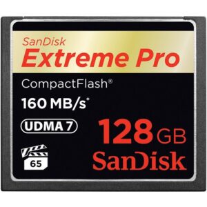 Kartë Memorie SD CARD SanDisk 128GB Extreme Pro CF 160MB/s 128GB CompactFlash Memory Card